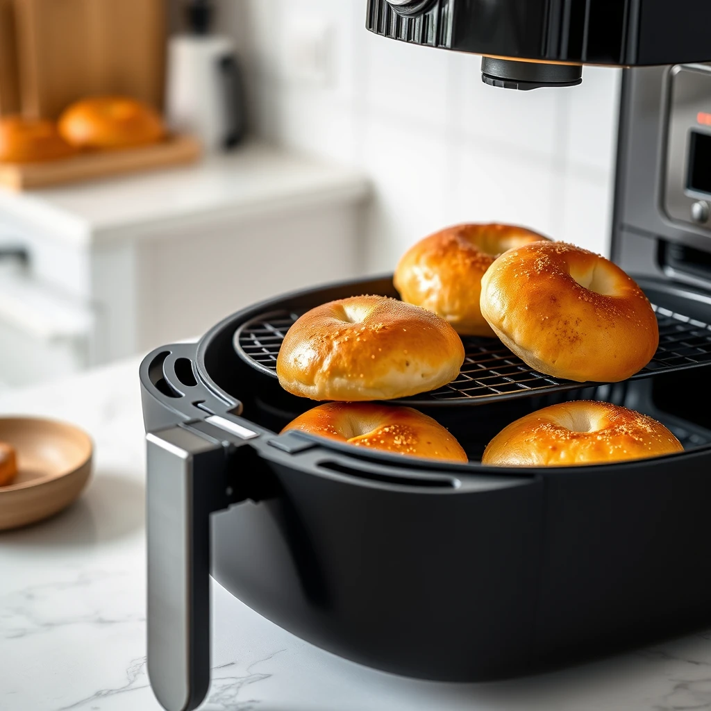 Brötchen aufbacken im Airfryer – Temperatur & Zeit – Airfryer Temperaturen & Garzeiten