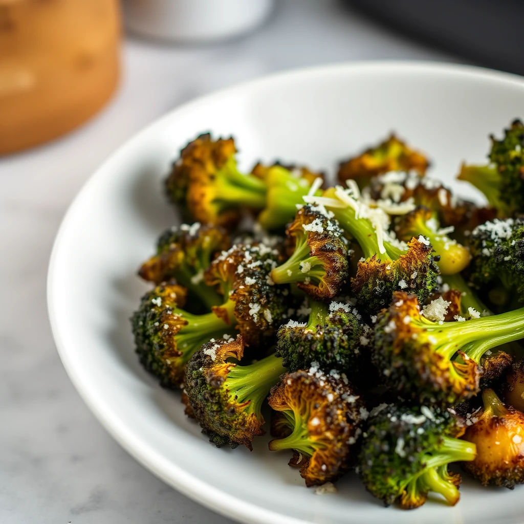 Brokkoli geröstet im Airfryer – Temperatur & Zeit – Airfryer Temperaturen & Garzeiten