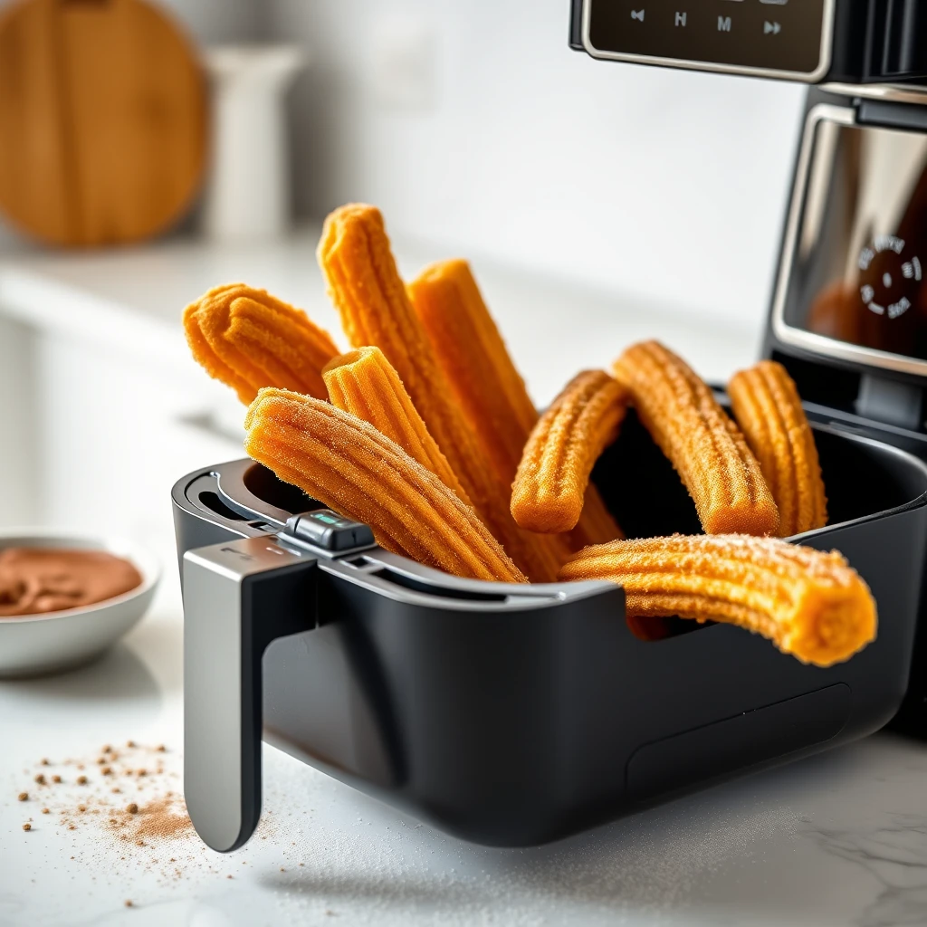 Churros im Airfryer – Temperatur & Zeit – Airfryer Temperaturen & Garzeiten