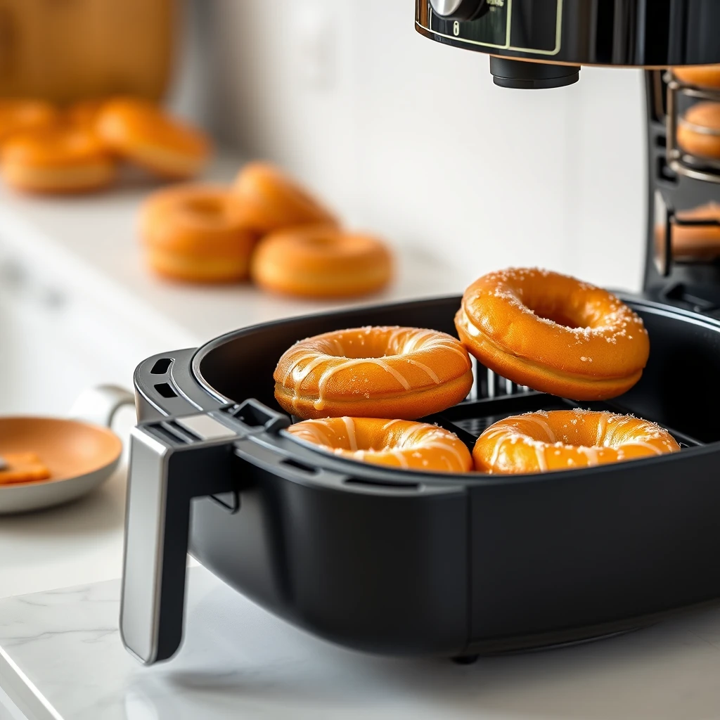 Donuts im Airfryer – Temperatur & Zeit – Airfryer Temperaturen & Garzeiten