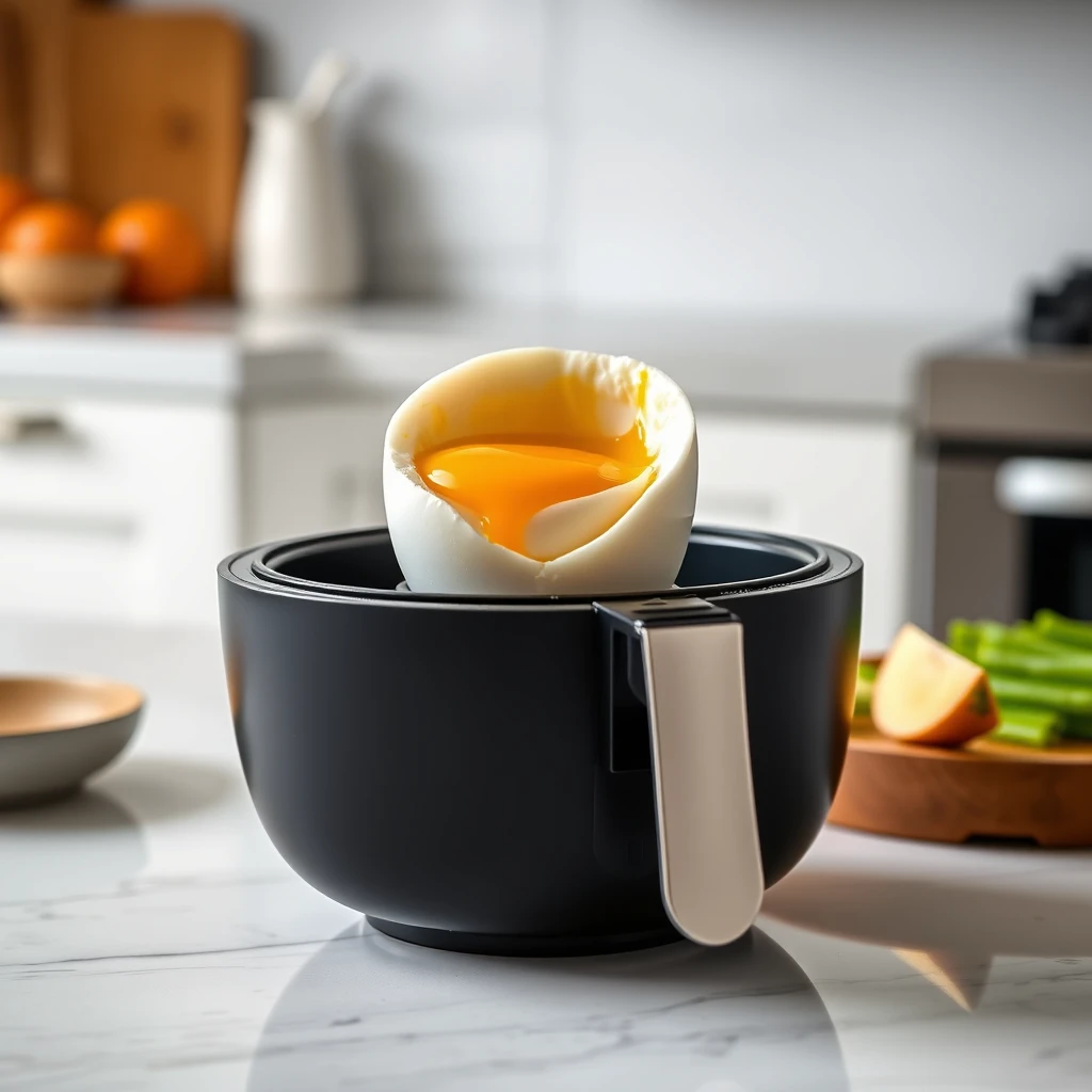 Ei im Airfryer (weich) im Airfryer – Temperatur & Zeit – Airfryer Temperaturen & Garzeiten