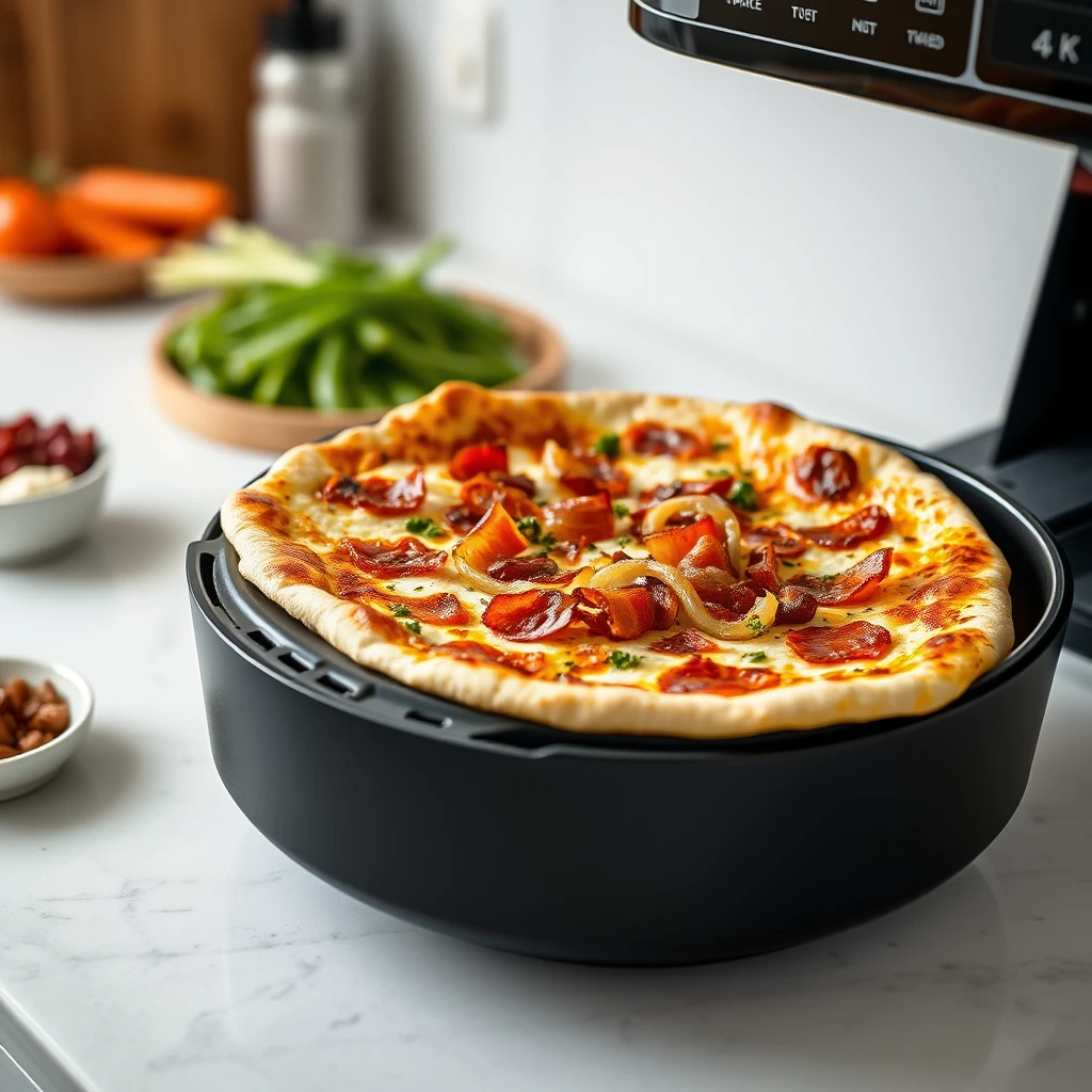 Flammkuchen im Airfryer – Temperatur & Zeit – Airfryer Temperaturen & Garzeiten