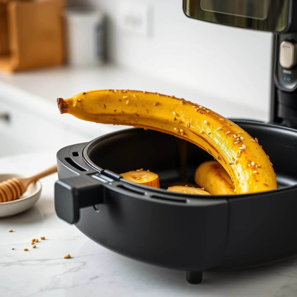 Gebackene Banane im Airfryer – Temperatur & Zeit – Airfryer Temperaturen & Garzeiten