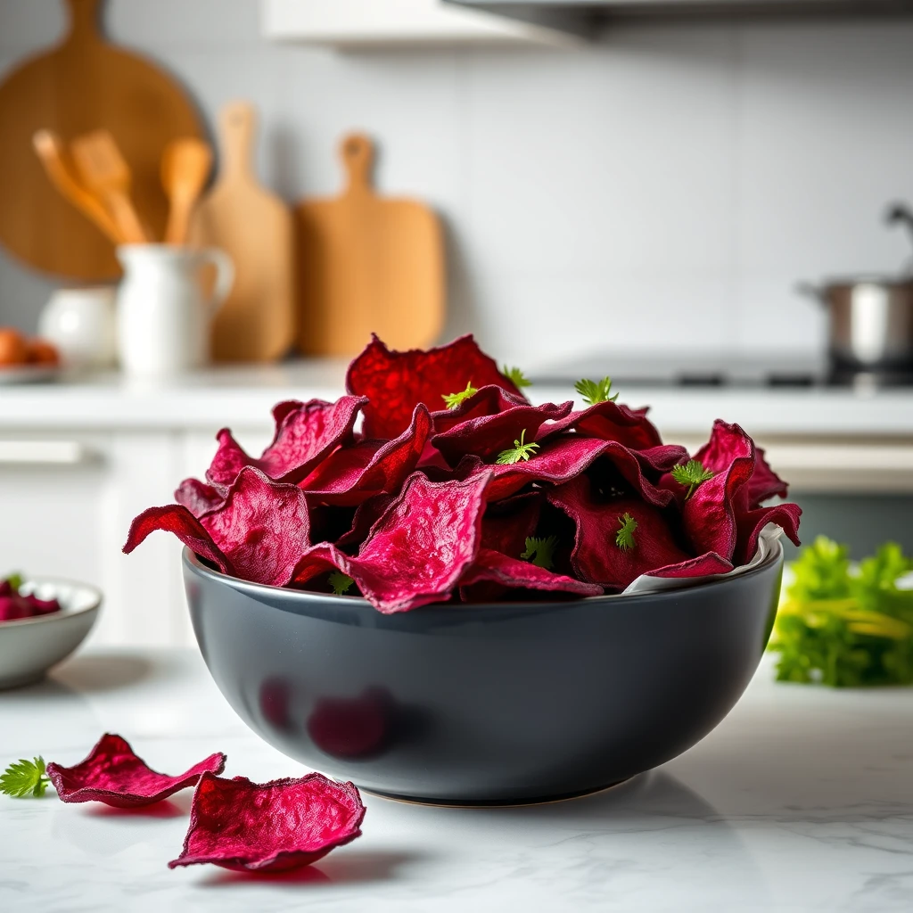 Gemüse-Chips (Rote Bete) im Airfryer – Temperatur & Zeit – Airfryer Temperaturen & Garzeiten