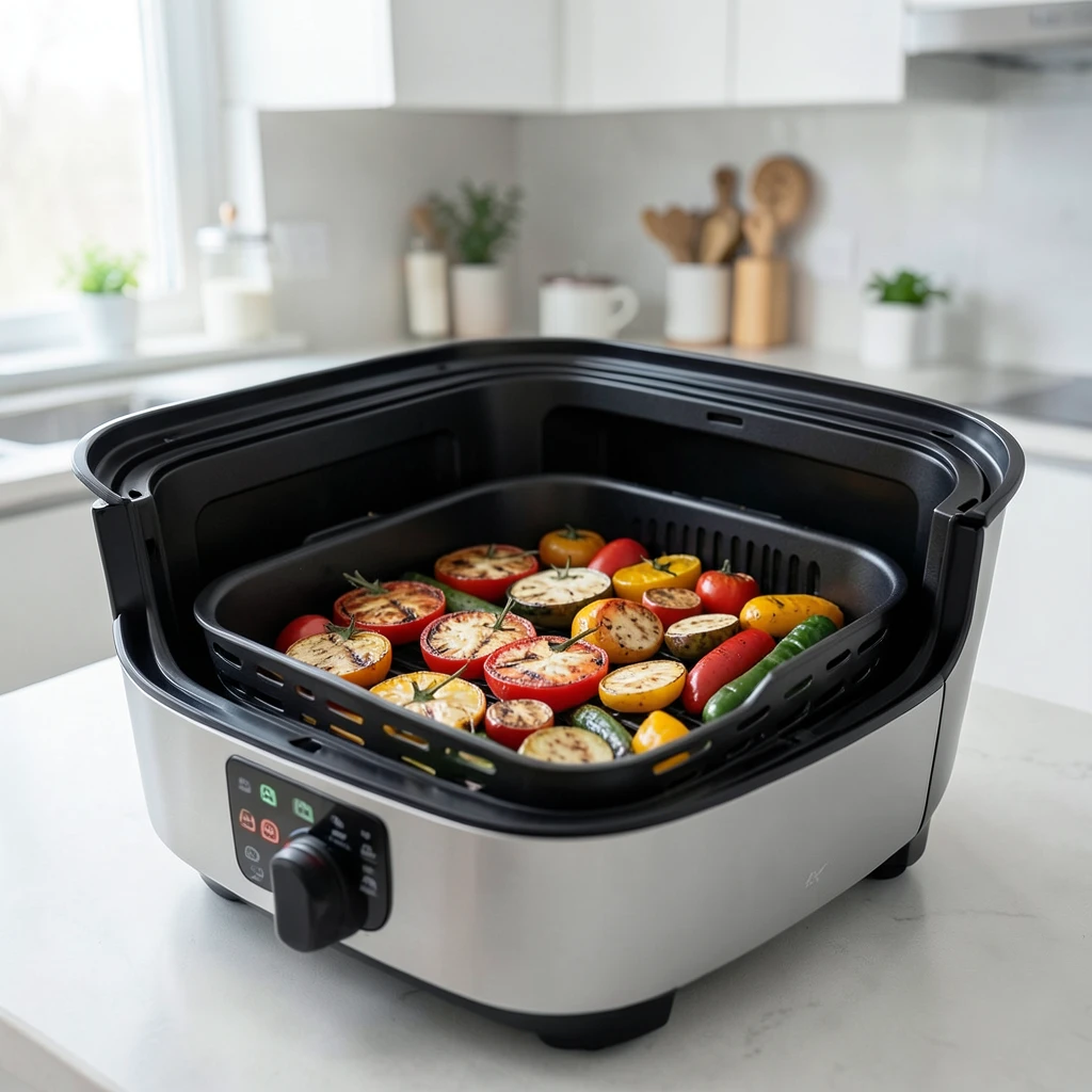 Gemüse gegrillt im Airfryer – Temperatur & Zeit – Airfryer Temperaturen & Garzeiten