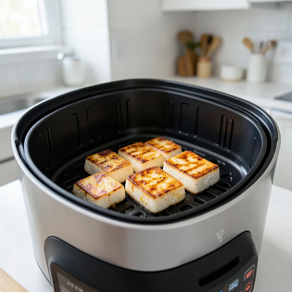 Halloumi-Käse im Airfryer – Temperatur & Zeit – Airfryer Temperaturen & Garzeiten