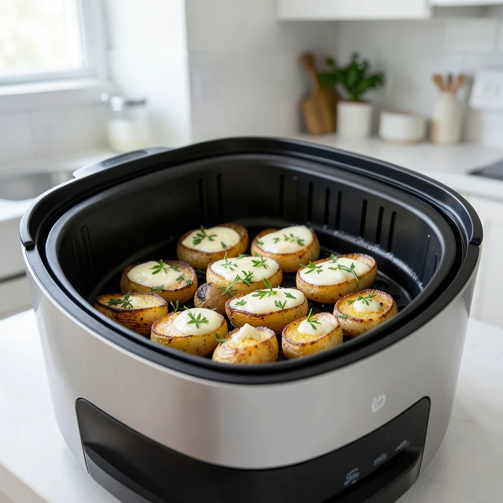 Hasselback-Kartoffeln im Airfryer – Temperatur & Zeit – Airfryer Temperaturen & Garzeiten