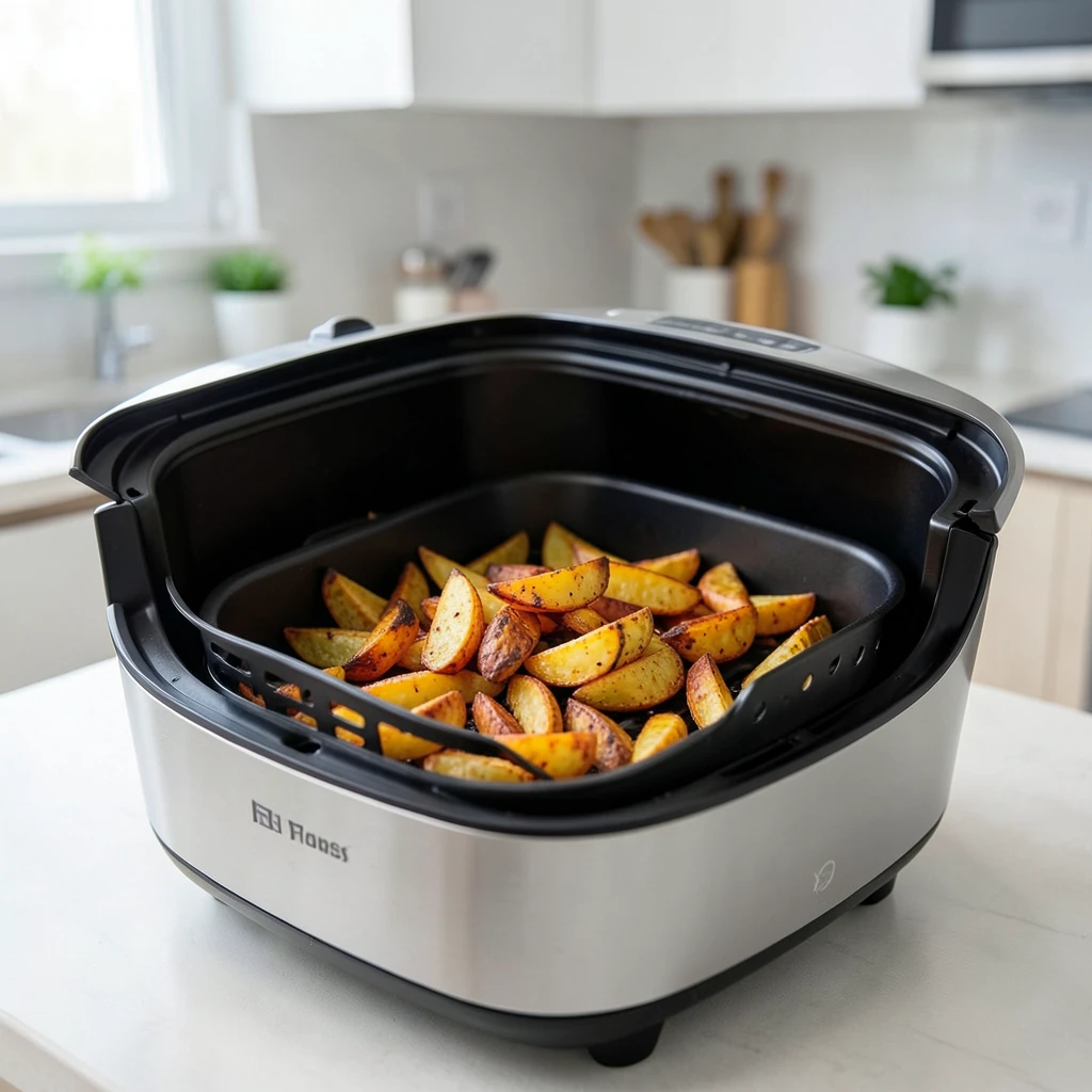 Kartoffelecken / Wedges im Airfryer – Temperatur & Zeit – Airfryer Temperaturen & Garzeiten