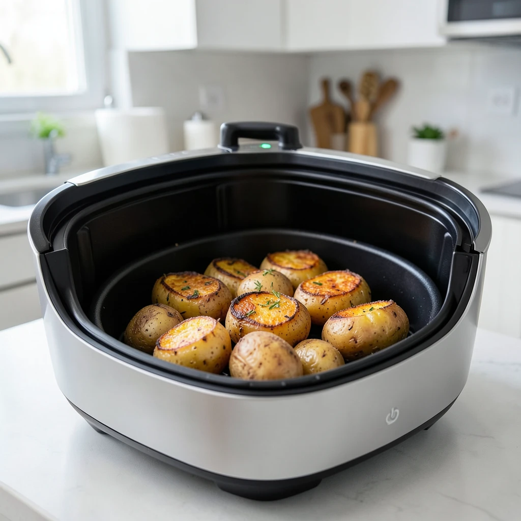 Kartoffeln ganz im Airfryer – Temperatur & Zeit – Airfryer Temperaturen & Garzeiten