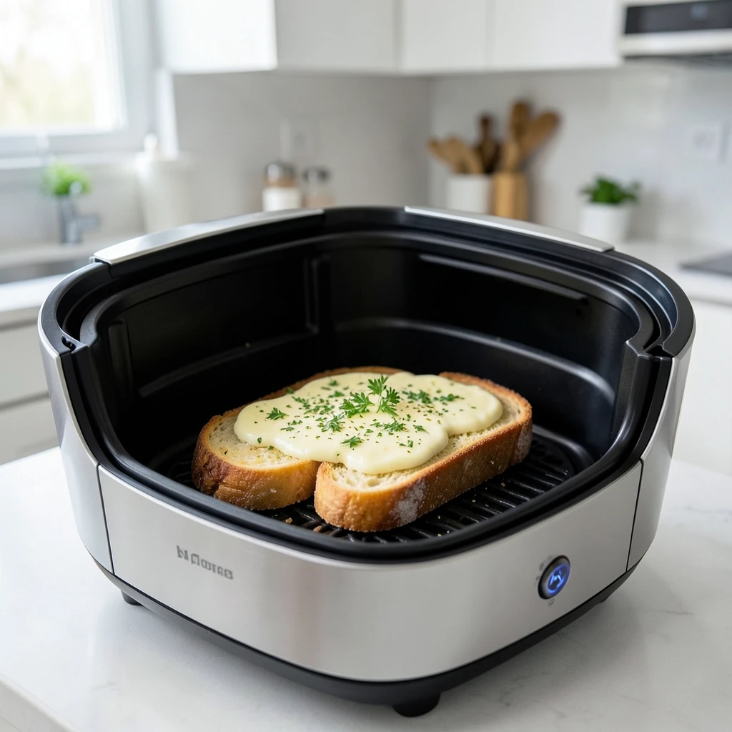 Knoblauchbrot im Airfryer – Temperatur & Zeit – Airfryer Temperaturen & Garzeiten