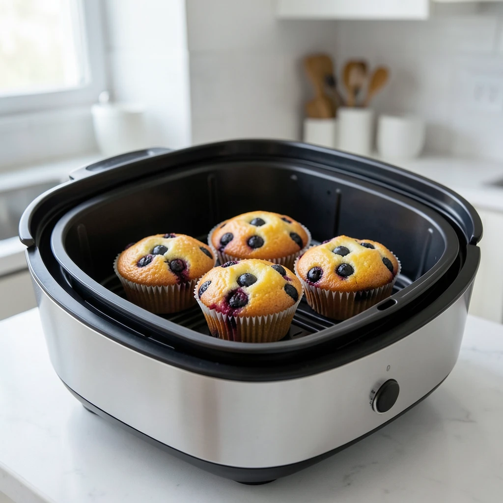 Muffins im Airfryer – Temperatur & Zeit – Airfryer Temperaturen & Garzeiten