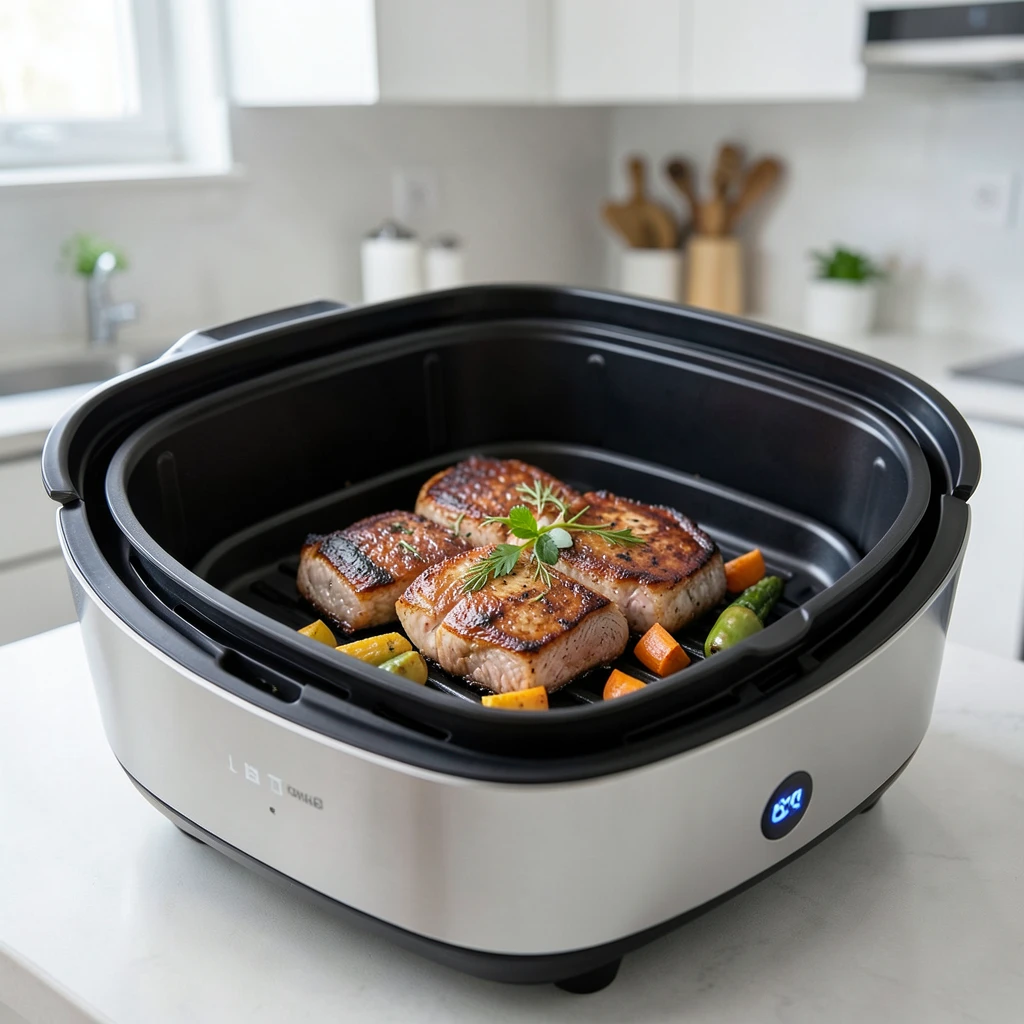 Schweinekoteletts im Airfryer – Temperatur & Zeit – Airfryer Temperaturen & Garzeiten