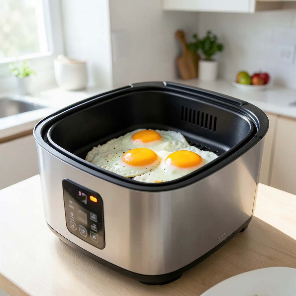Spiegeleier im Airfryer – Temperatur & Zeit – Airfryer Temperaturen & Garzeiten