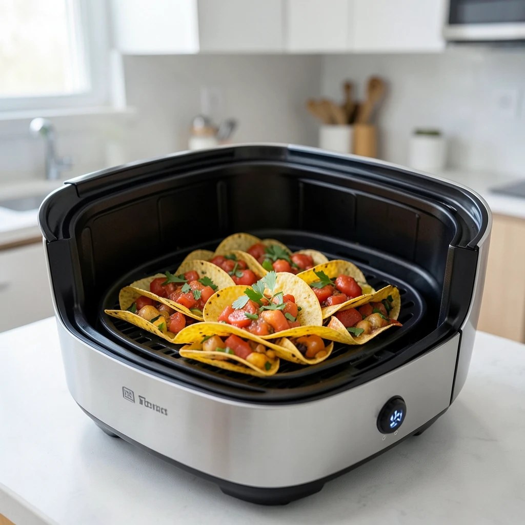 Taco Shells im Airfryer – Temperatur & Zeit – Airfryer Temperaturen & Garzeiten