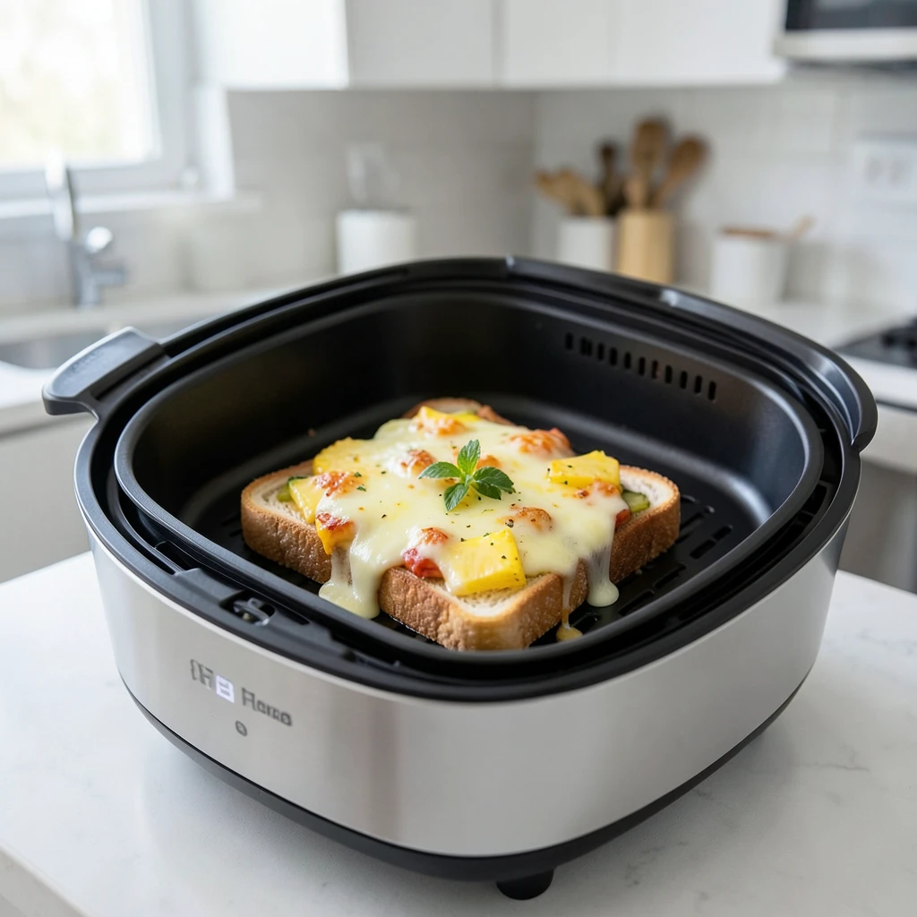 Toast Hawaii im Airfryer – Temperatur & Zeit – Airfryer Temperaturen & Garzeiten