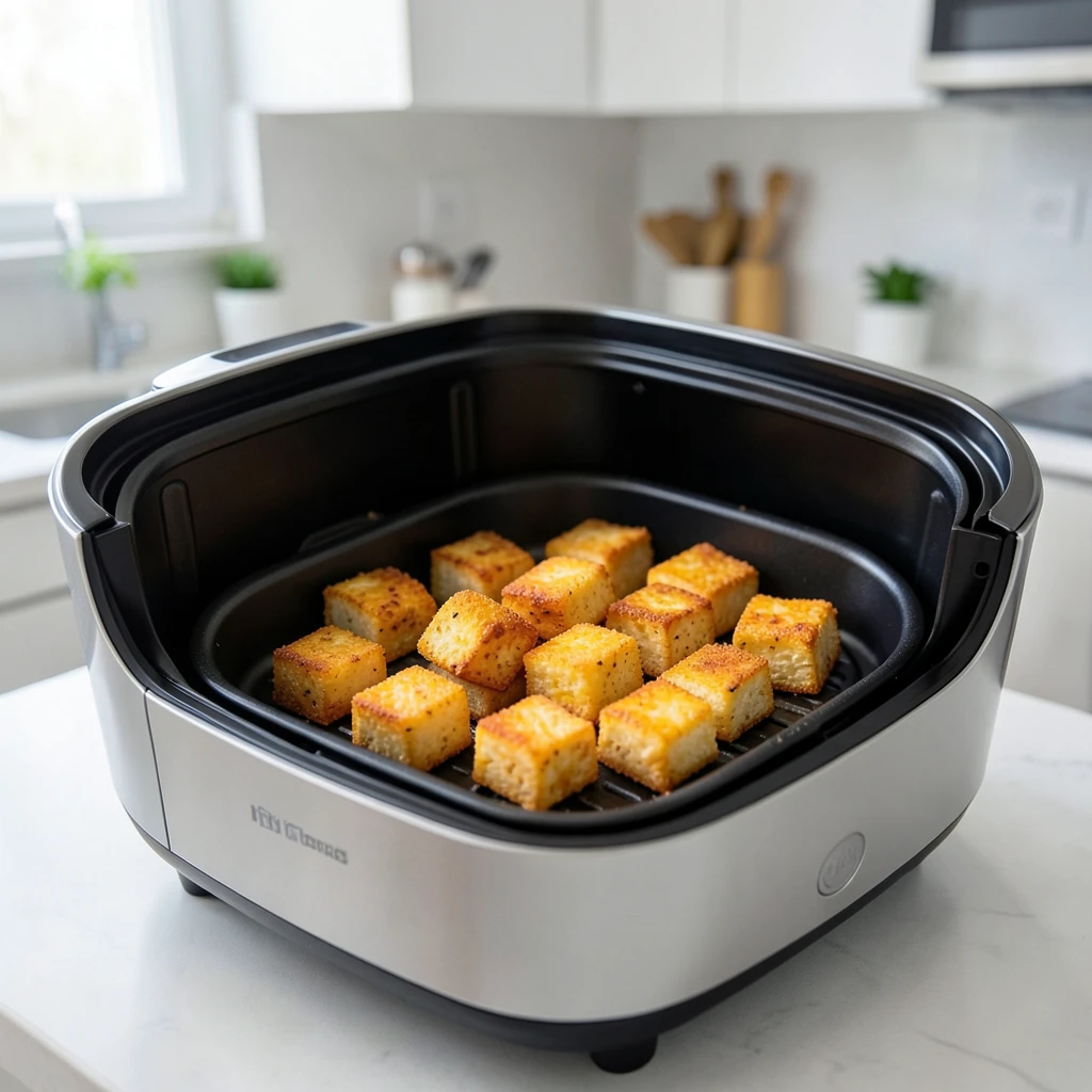 Tofu knusprig im Airfryer – Temperatur & Zeit – Airfryer Temperaturen & Garzeiten