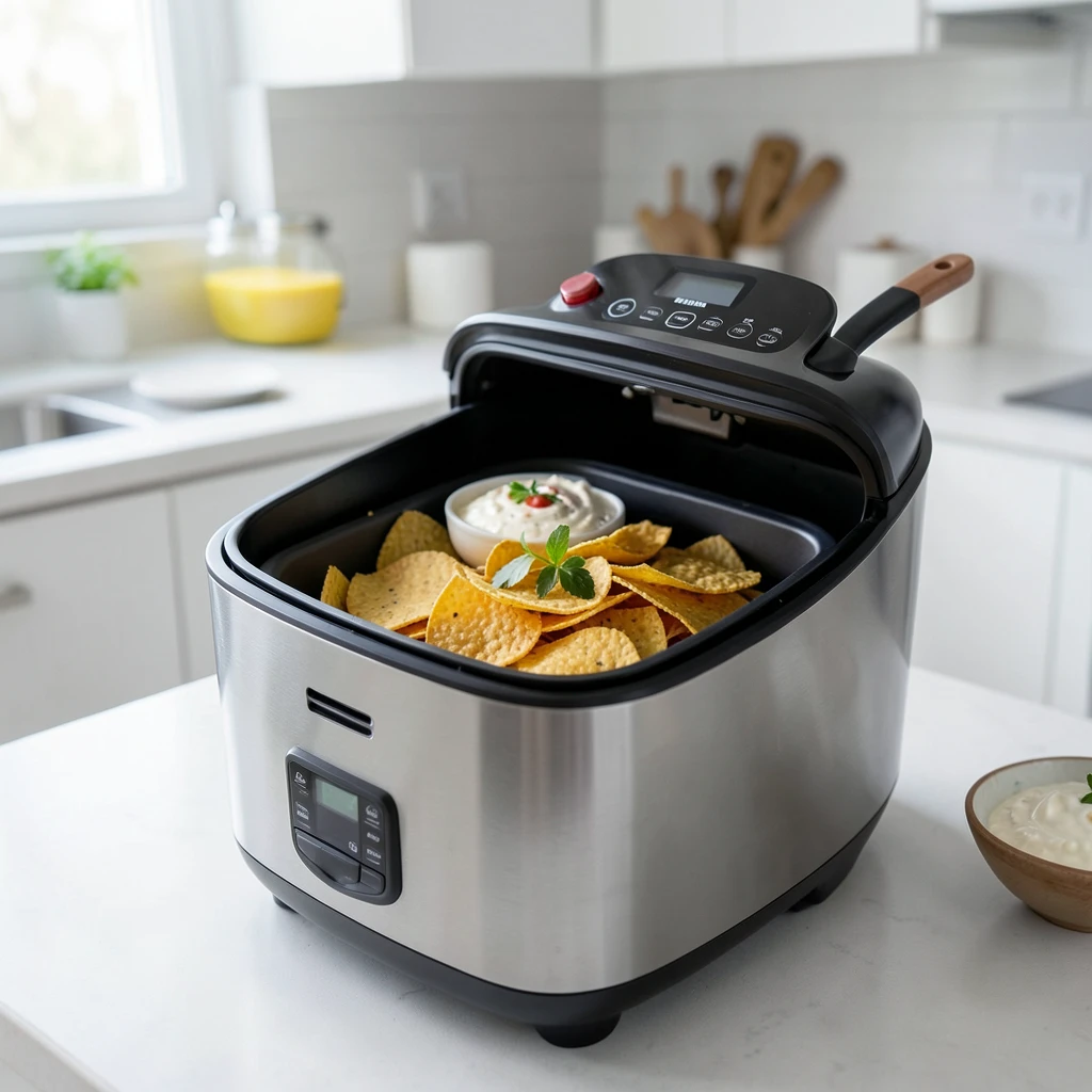 Tortilla Chips selbstgemacht im Airfryer – Temperatur & Zeit – Airfryer Temperaturen & Garzeiten