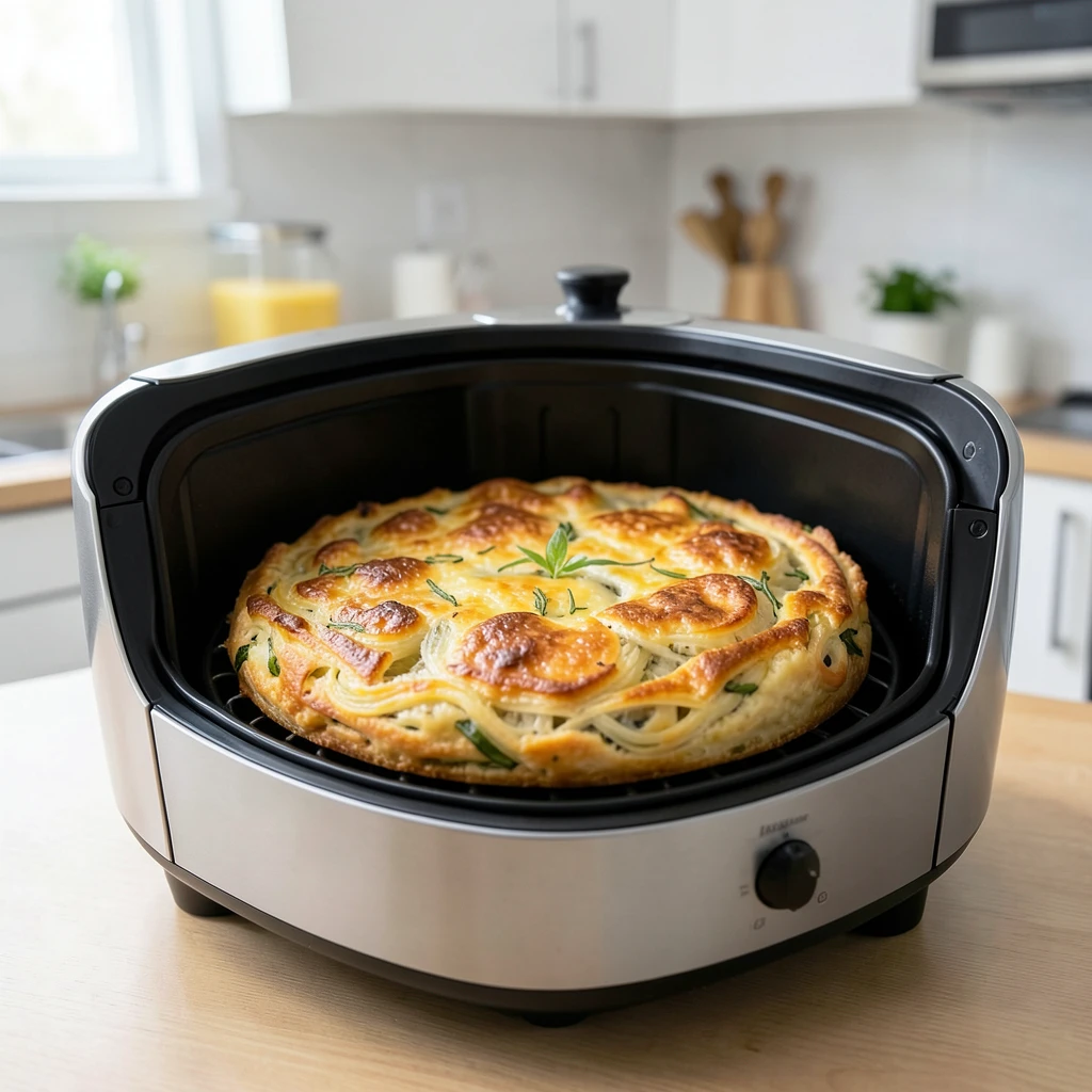 Zwiebelkuchen im Airfryer – Temperatur & Zeit – Airfryer Temperaturen & Garzeiten