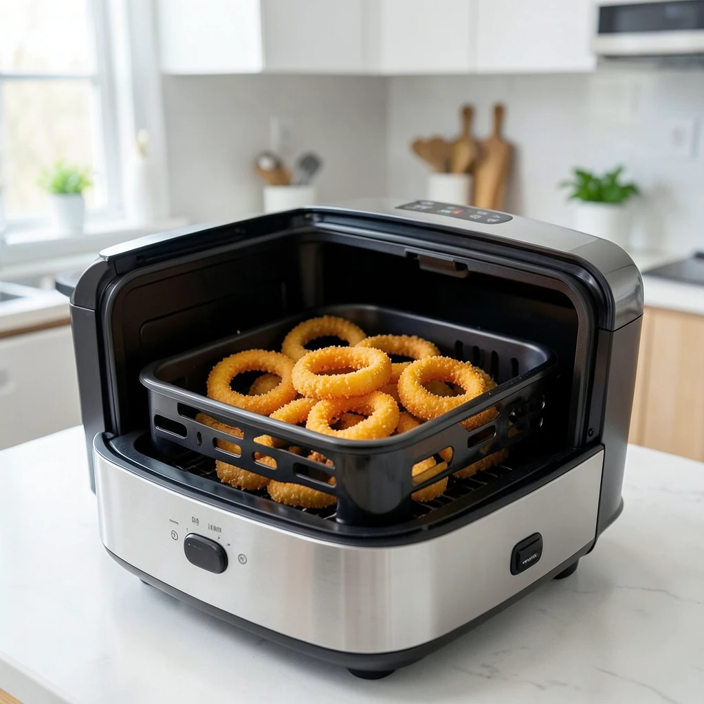 Zwiebelringe im Airfryer – Temperatur & Zeit – Airfryer Temperaturen & Garzeiten