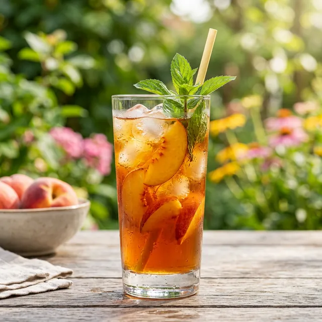 Eistee (Pfirsich) Rezept: Zubereitung & Tipps