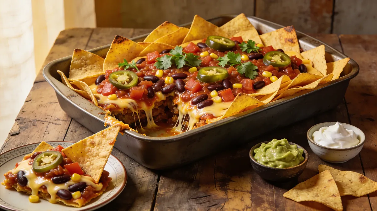 Rezeptbild für Nacho-Auflauf: Die Wissenschaft des perfekten Knusper-Erlebnisses