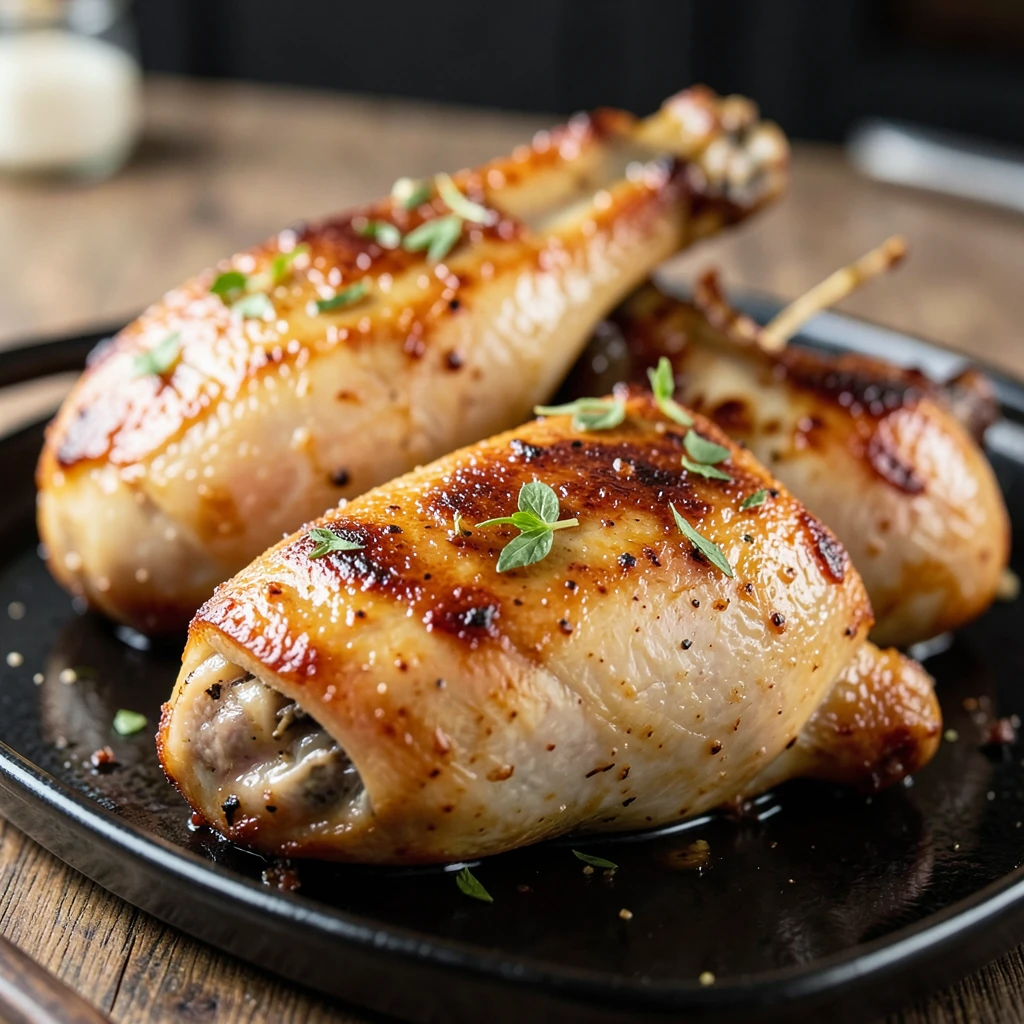 Hähnchenschenkel: Bindegewebs-Thermodynamik & Maillard-Kinetik