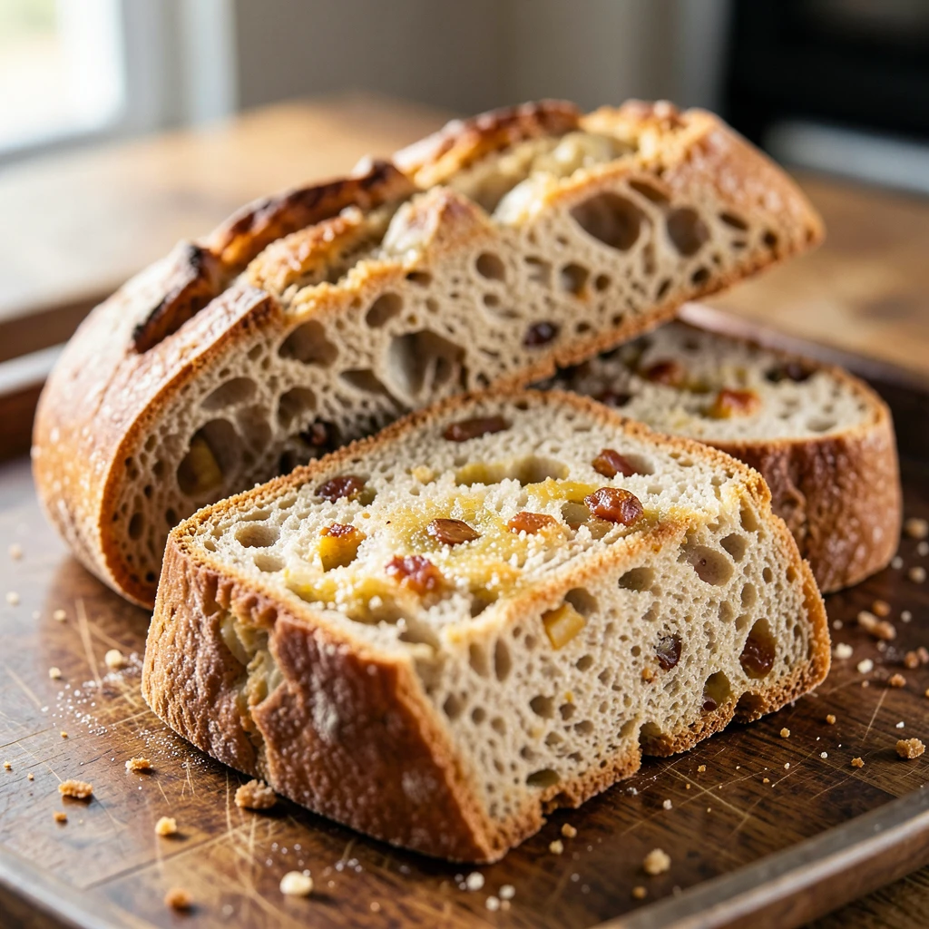 Toastbrot: Amylopektin-Ausrichtung & Krumen-Physik