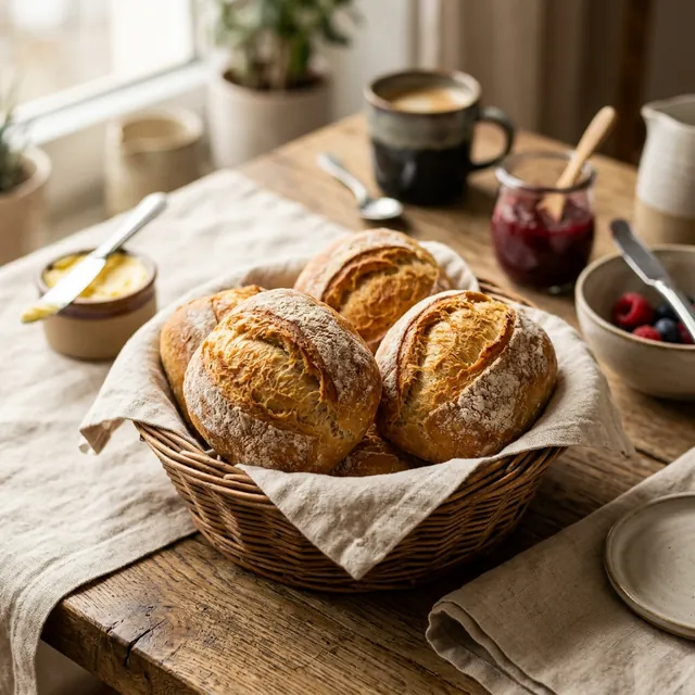 Frische Sonntagsbrötchen (Über Nacht): Die Krusten-Wissenschaft