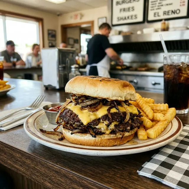 Oklahoma Onion Smash Burger