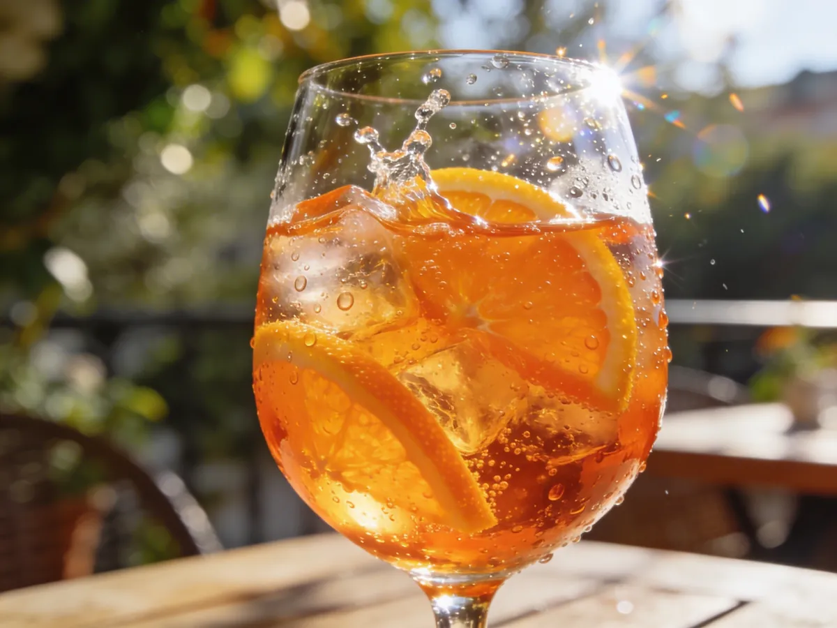 Aperol Spritz: Perlage-Dynamics & Bitter-Sync