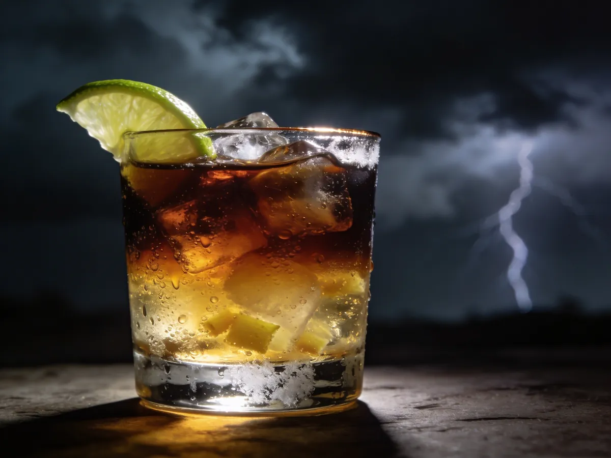 Dark 'n' Stormy: Ginger-Spiciness & Rum-Density-Layering