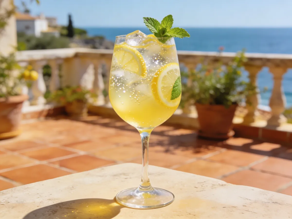 Limoncello Spritz: Citric-Ester-Fusion & CO2-Retention