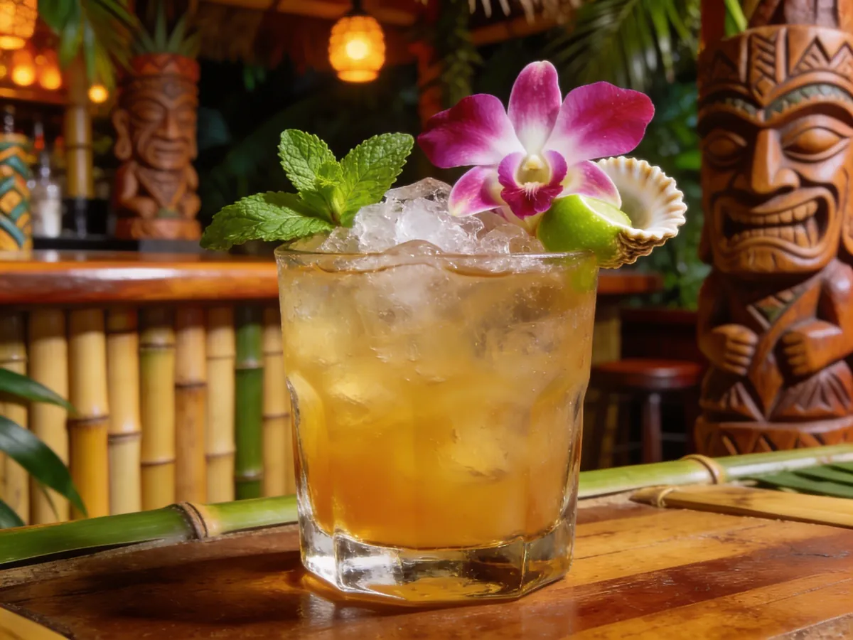 Mai Tai: Orgeat-Emulsion & Rum-Ester-Stacking