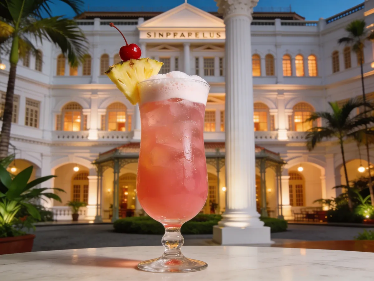 Singapore Sling: Saponin-Foam-Physics & Anthocyanin-Color