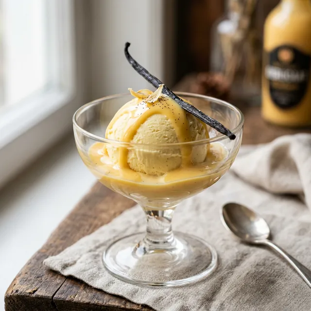 Eierlikör-Eis: Der Inbegriff von Cremigkeit und Nostalgie