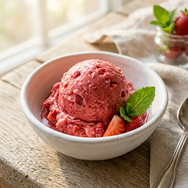 Erdbeereis-Basis: Das Geheimnis für das perfekte Sommereis