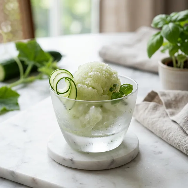 Gurken-Gin-Sorbet: Rezept, Tipps & Wissen