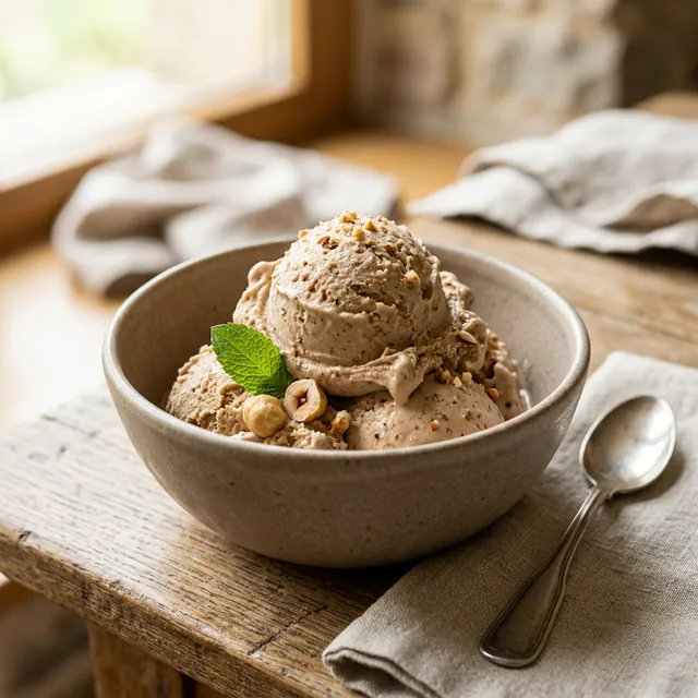 Haselnuss-Nougat-Eis: Das Geheimnis der perfekten Gianduja-Creme