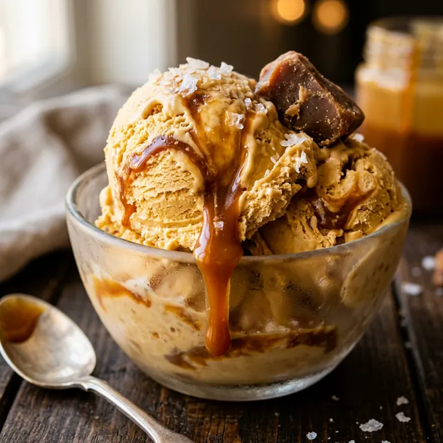 Karamelleis / Salted Caramel: Rezept, Tipps & Wissen