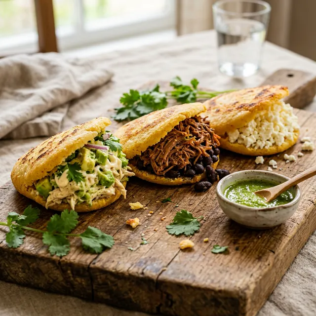 Arepas de Venezuela: Die Physik des Maisteigs