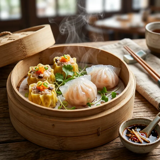Dim Sum Science: Die Physik des Dämpfens & Teig-Chemie