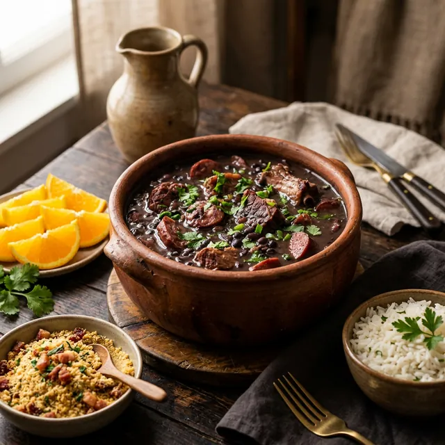 Feijoada Science: Die Chemie von Collagen & Schwarzen Bohnen
