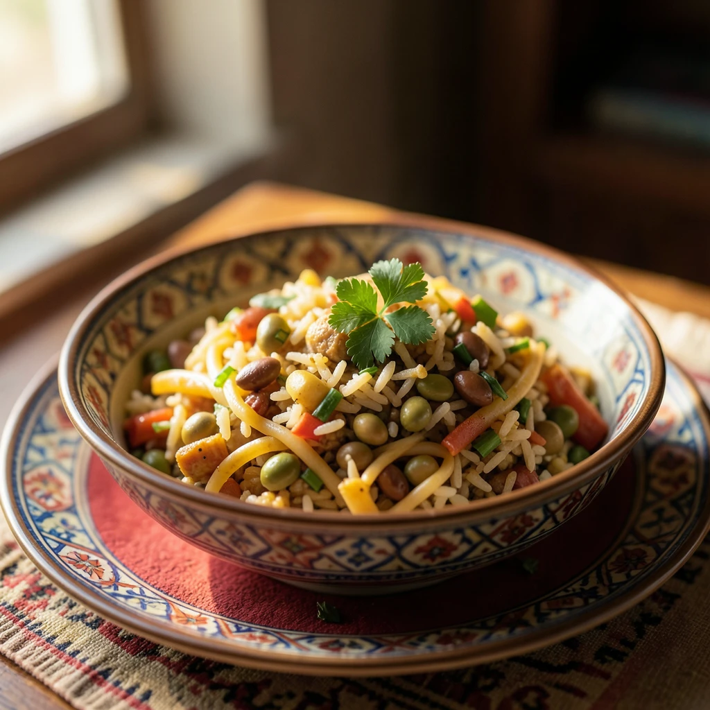 Koshari (Ägypten): Der Mix aus Reis, Linsen & Nudeln