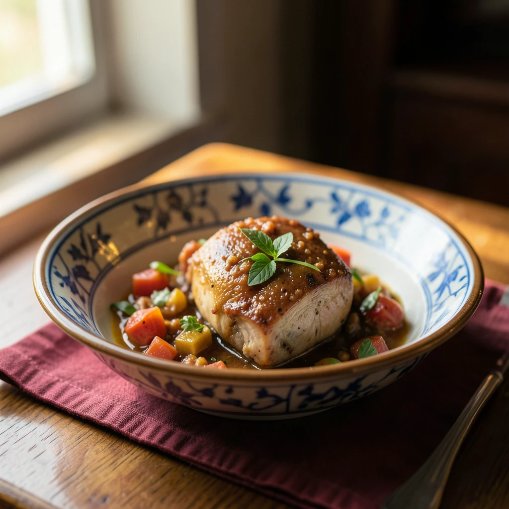 Ossobuco alla Milanese (Italien): Geschmorte Beinscheibe