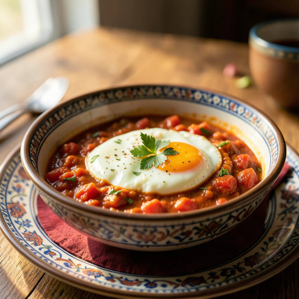 Shakshuka (Israel): Pochierte Eier in Tomatensauce