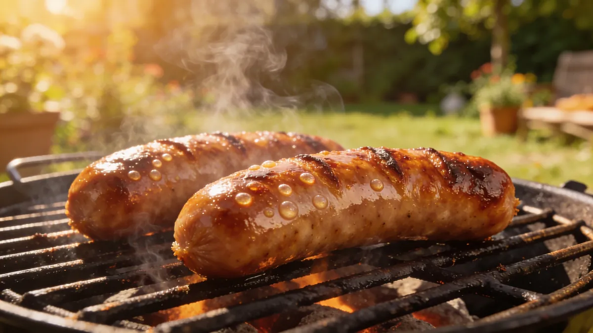 Bratwurst perfekt grillen: Außen kross, innen saftig