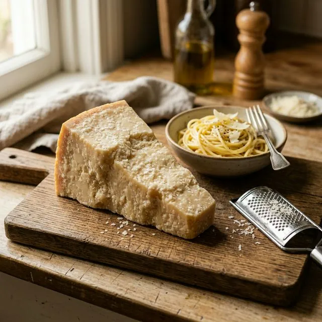 Parmesan (Parmigiano Reggiano): Geschmack & Verwendung – Käse-Guide & Sorten