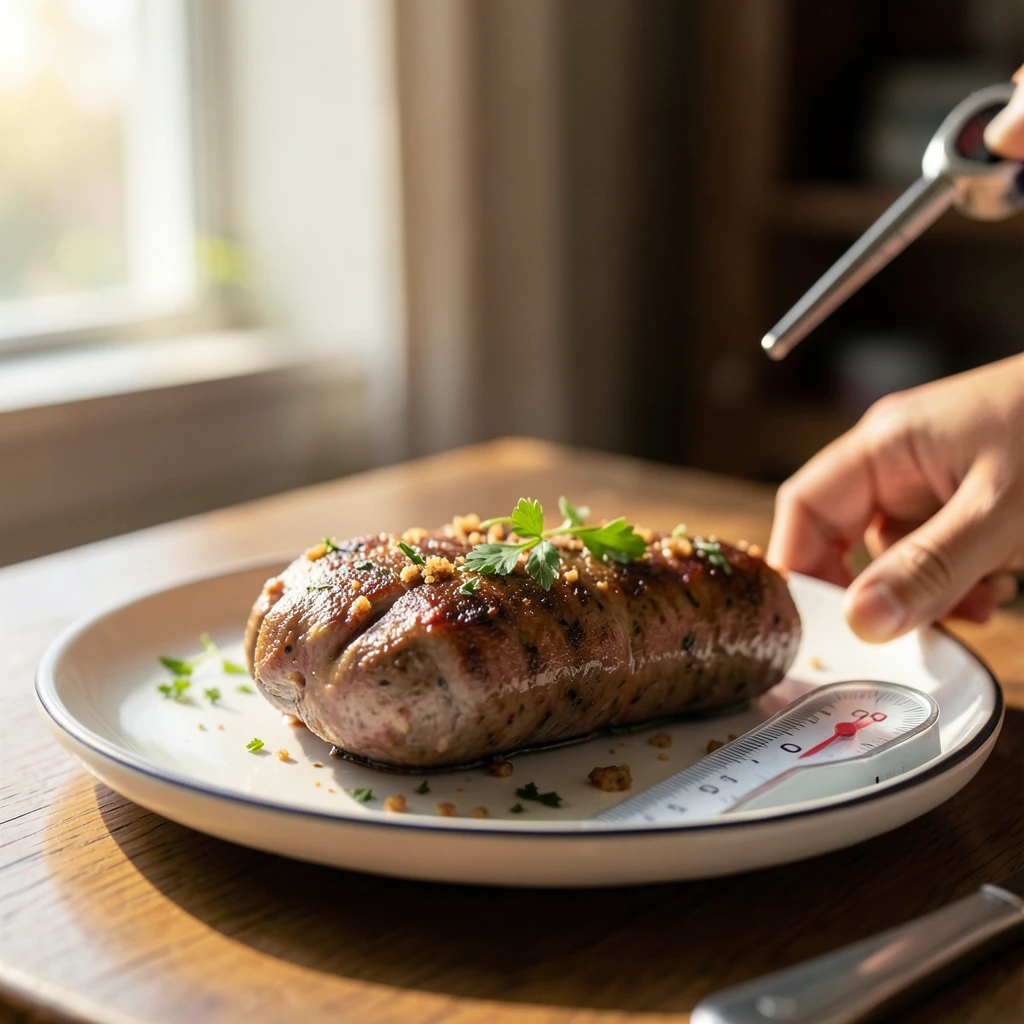 Bratwurst (Grob) Kerntemperatur & Zubereitung (Wurstwaren)