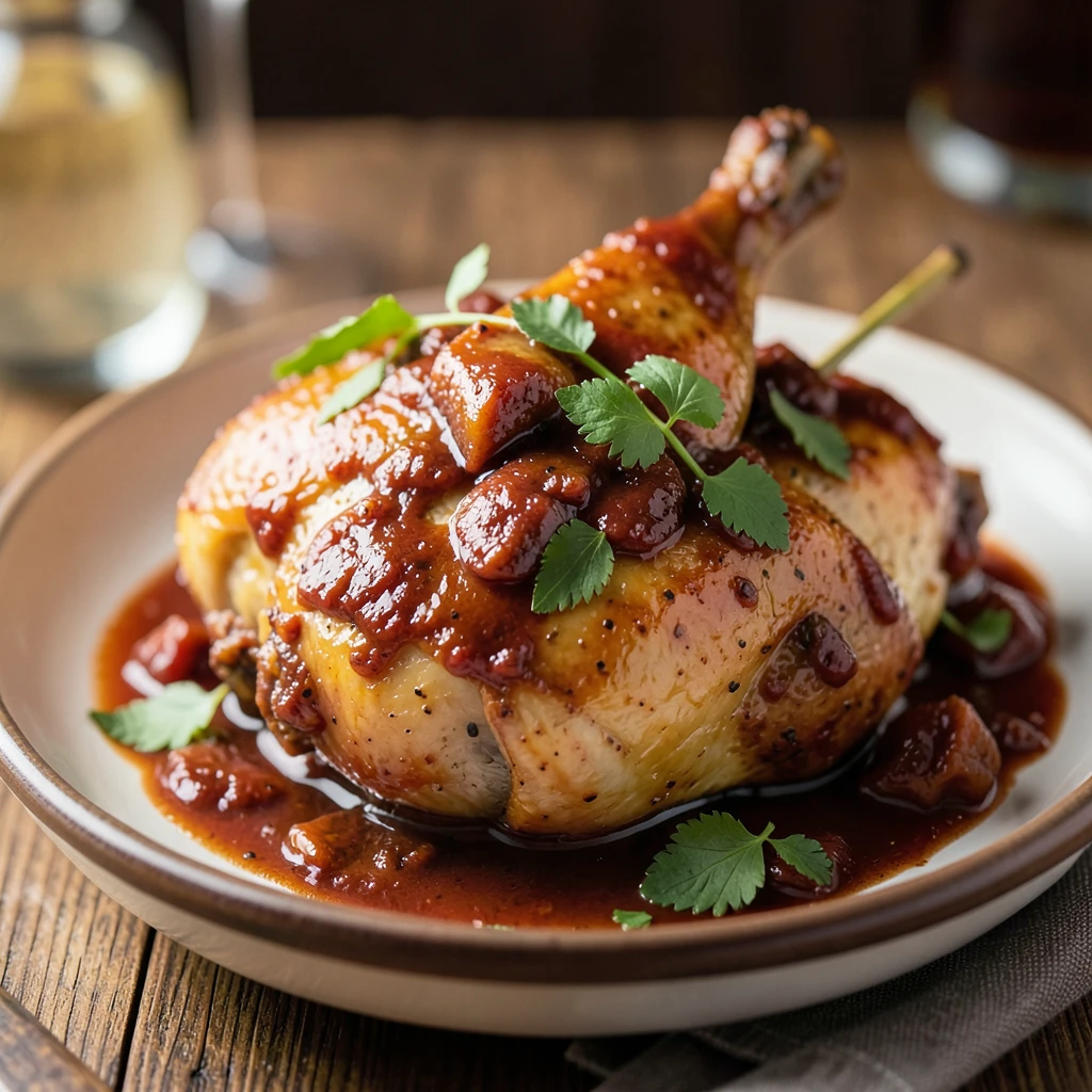 Coq au Vin Kerntemperatur & Zubereitung (Geflügel)