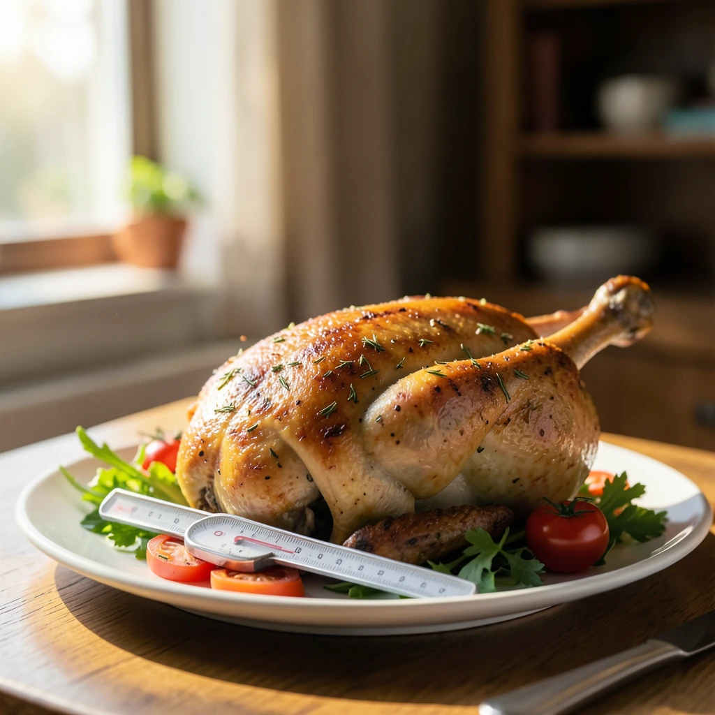 Ganzes Hähnchen Kerntemperatur & Zubereitung (Geflügel)